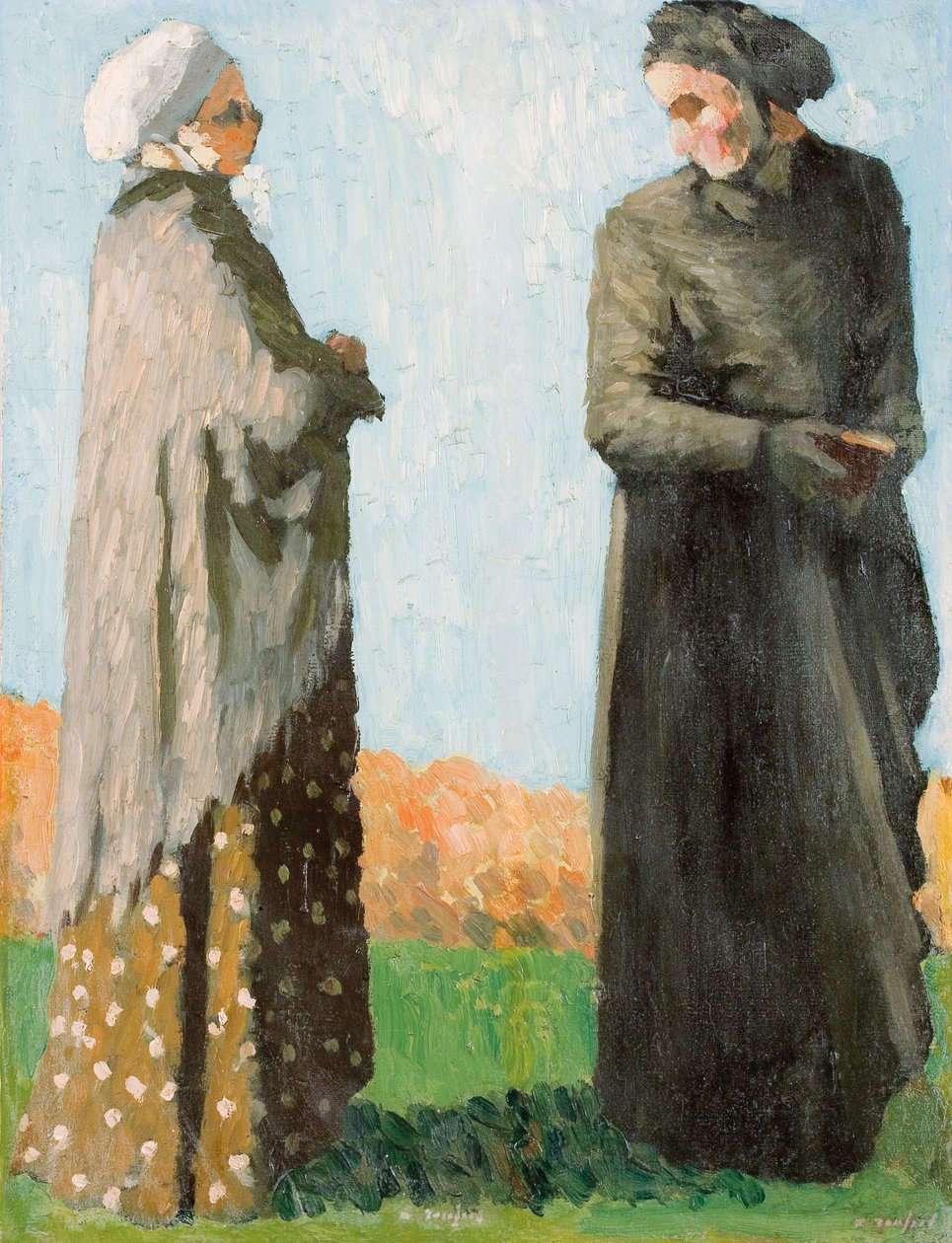 Bønder i søndagsdragt, 1890 af Ker Xavier Roussel