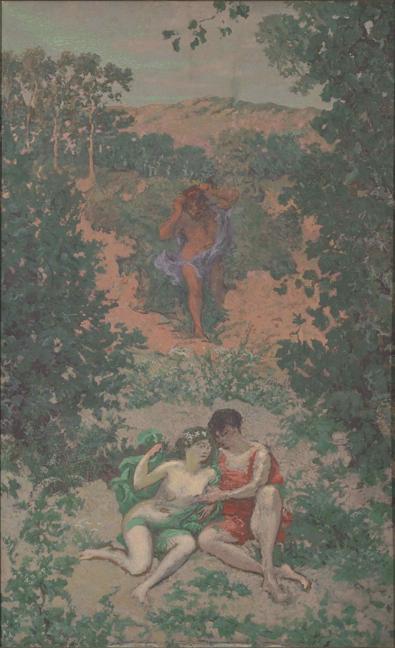 Polyphemus, Acis og Galatea, 1867-1944. af Ker Xavier Roussel