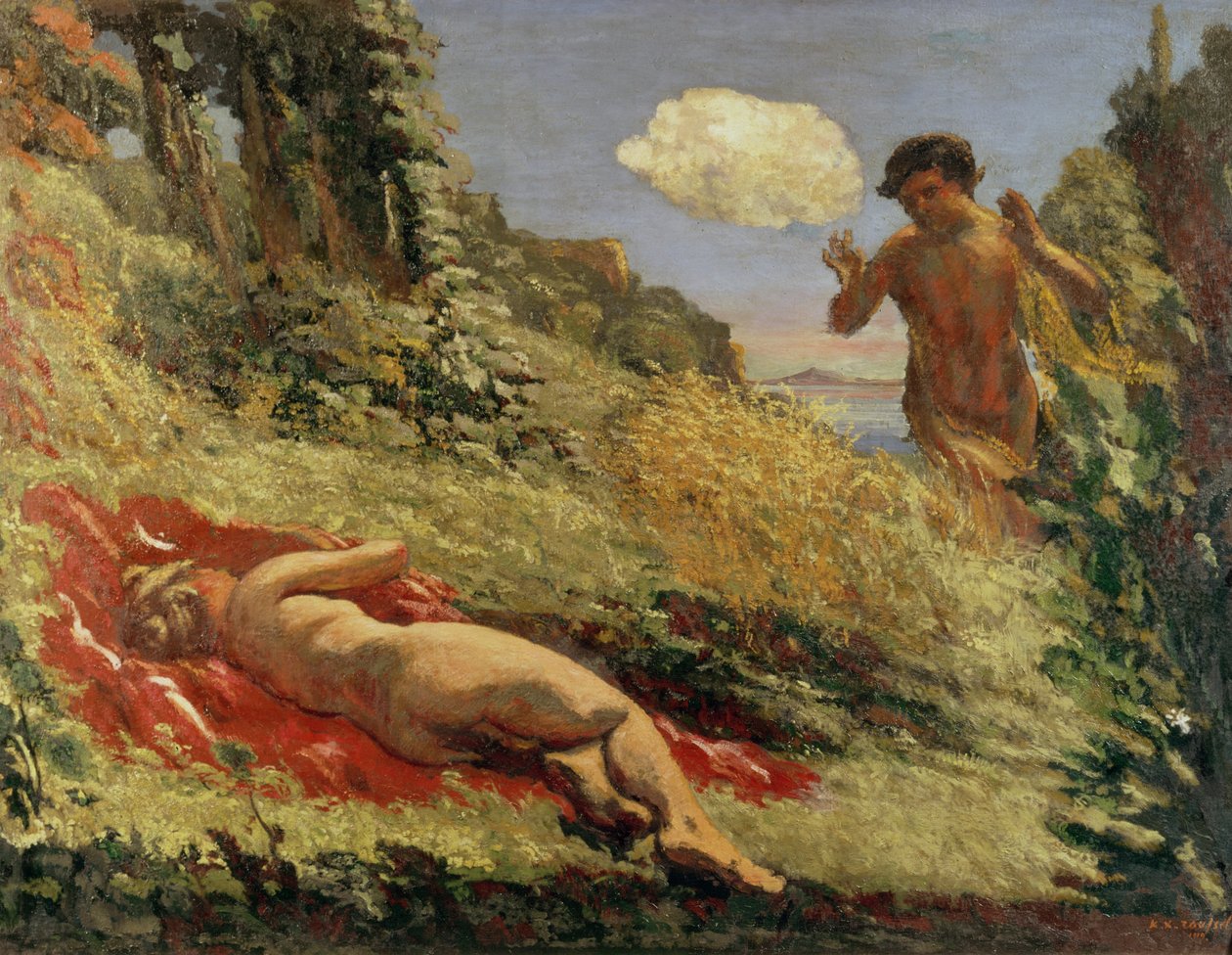 En fauns eftermiddag, 1919 af Ker Xavier Roussel