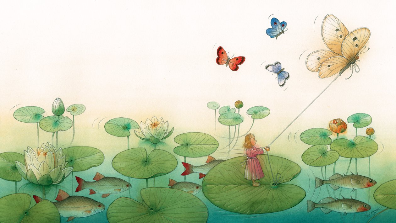 Thumbelina 02, 2005 (wc på papir) af Kestutis Kasparavicius