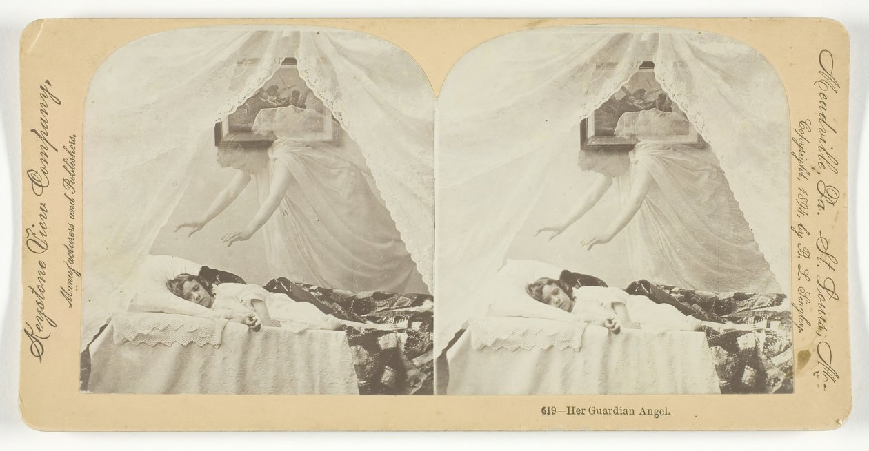Hendes skytsengel, 1894. af Keystone View Company