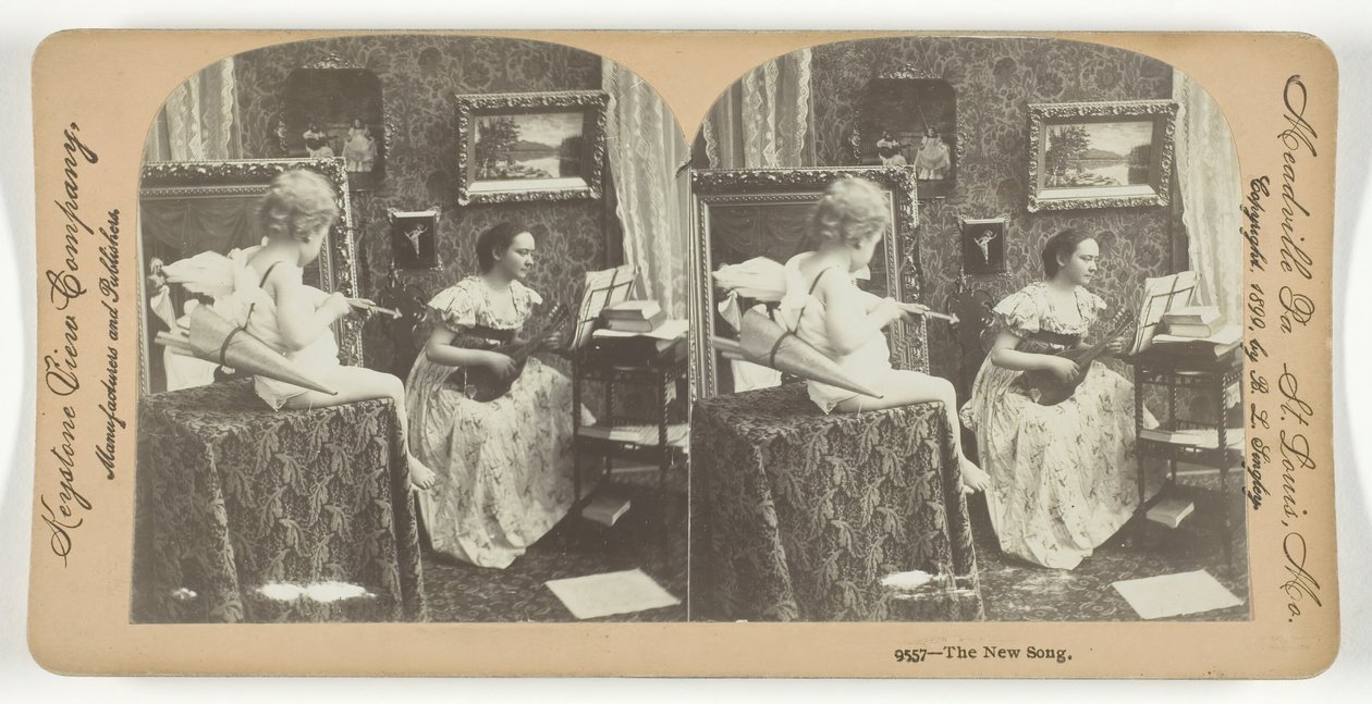 Den nye sang, 1899. af Keystone View Company