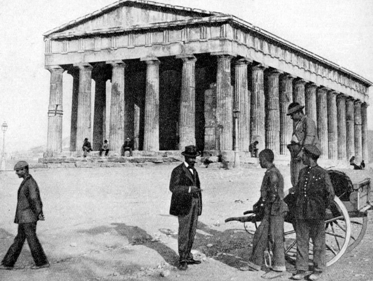Theseum i Athen, Grækenland, 1922. af Keystone View Company