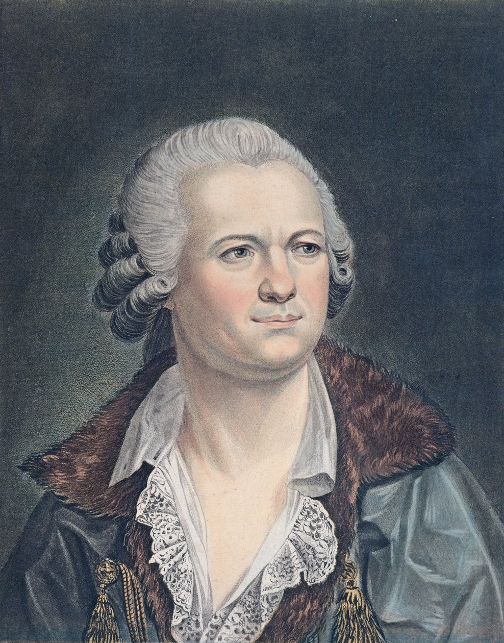 Pierre-Joseph Desault, 1800 (farvegravering) af Kimly