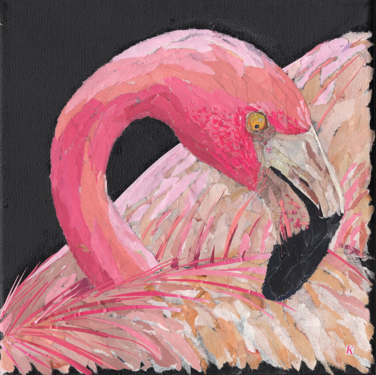Flamingo af Kirstie Adamson