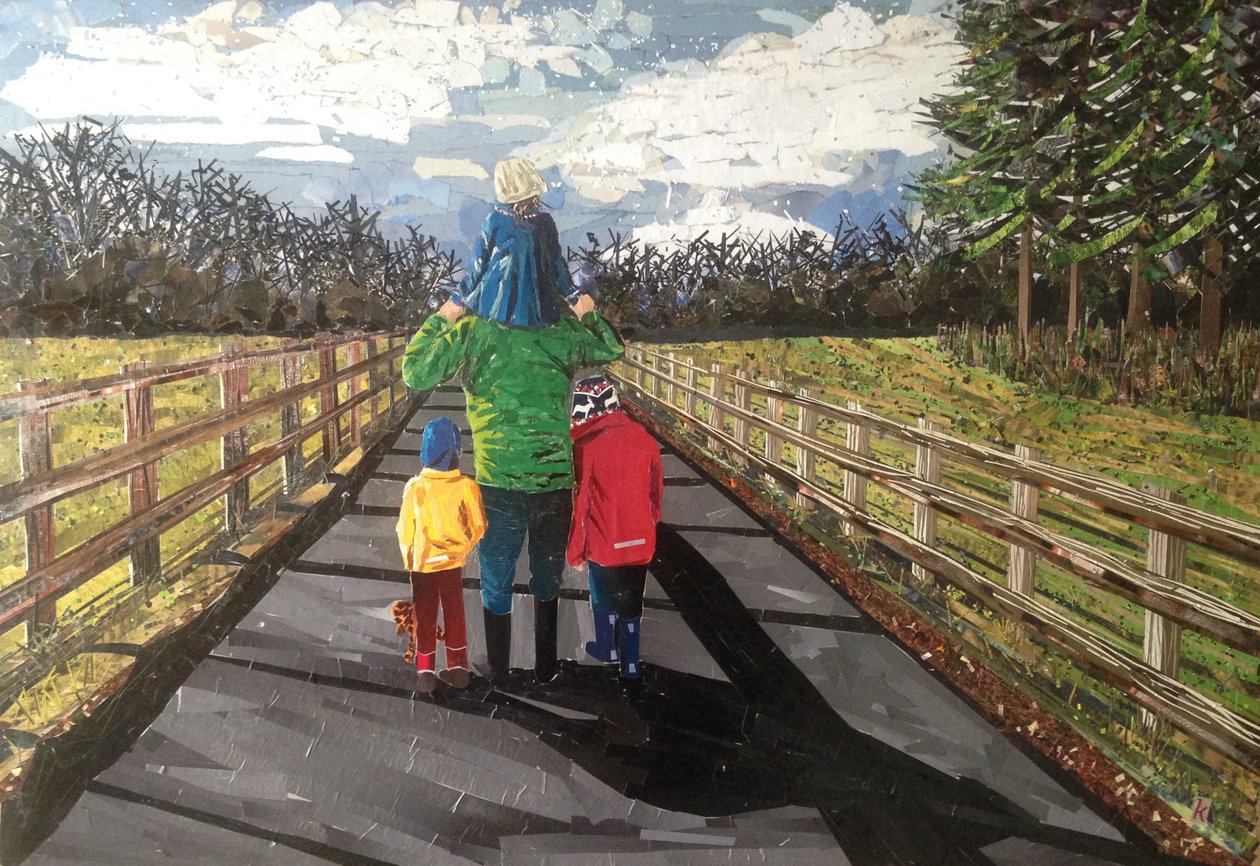 Familievandring af Kirstie Adamson