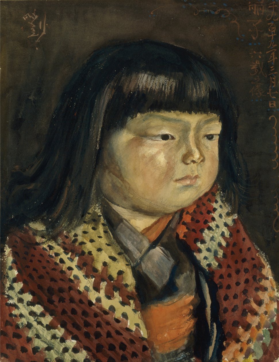 Reiko, seks år gammel af Kishida Ryusei