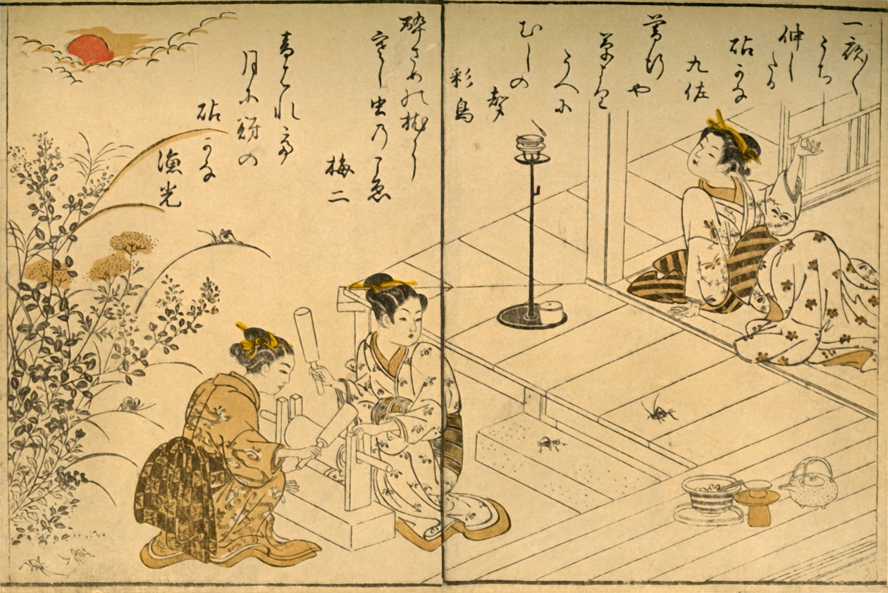 Tee, 1775, 1924. af Kitao Shigemasa