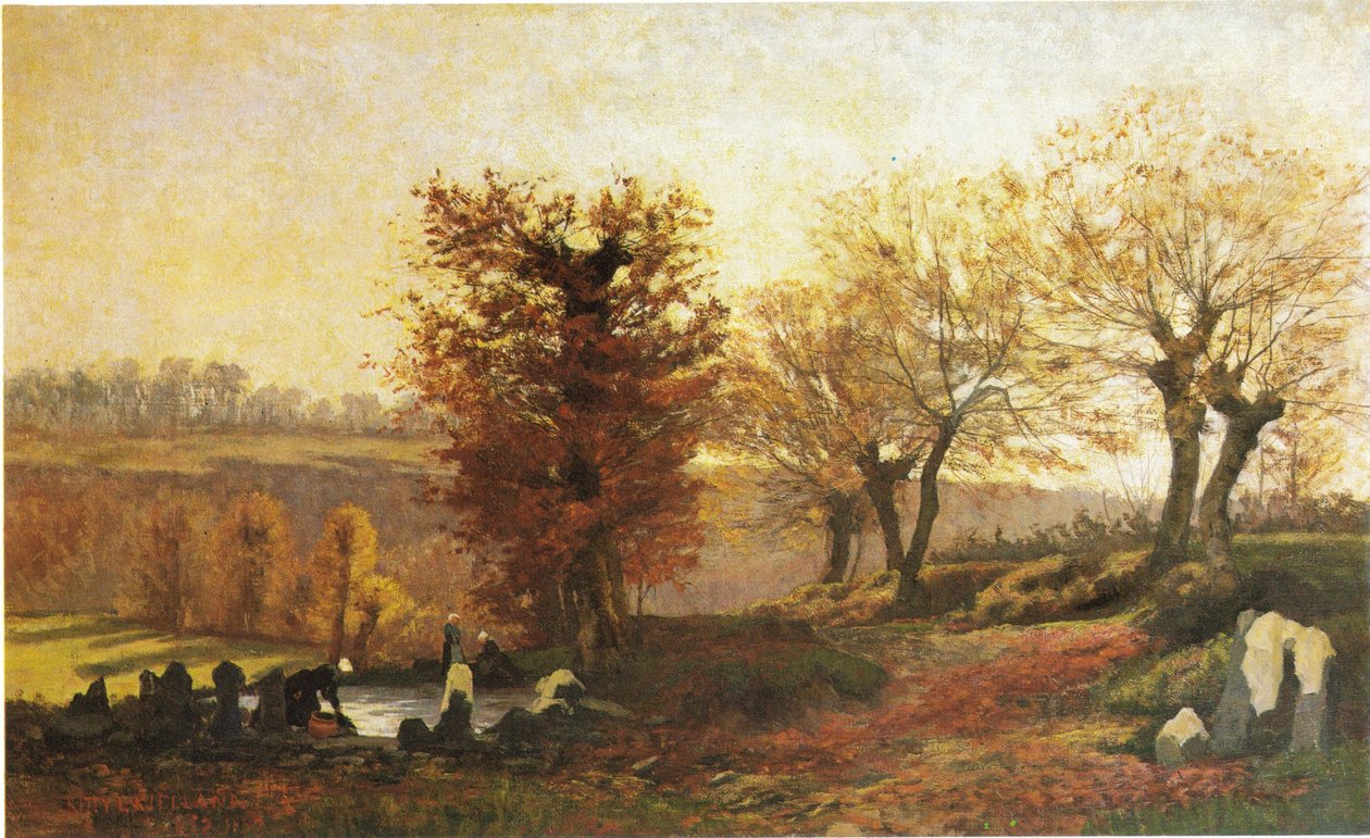 Vaskested i Bretagne af Kitty Lange Kielland