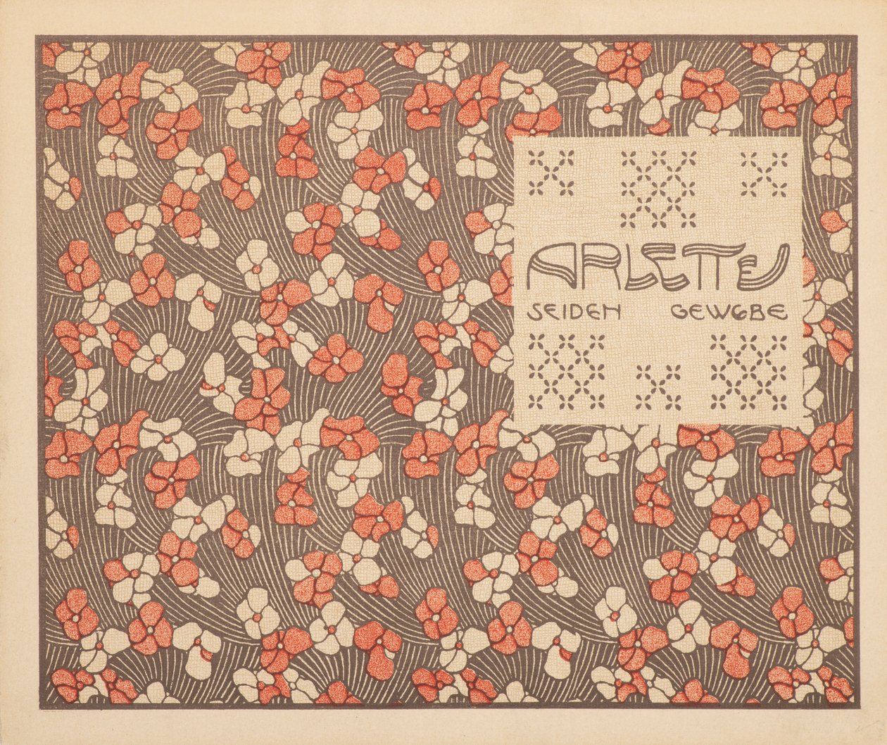Arlette silkestof, 1901. af Koloman Moser