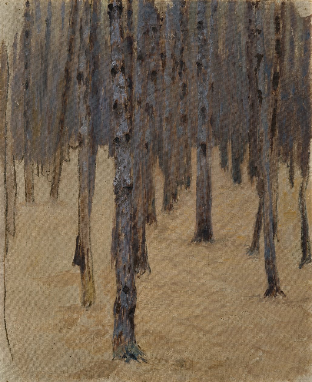 Nåleskov i sneen af Koloman Moser