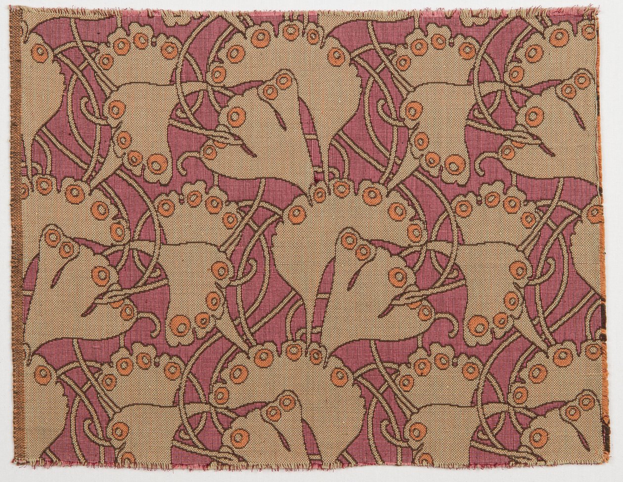 Tekstildesign, 1898. af Koloman Moser