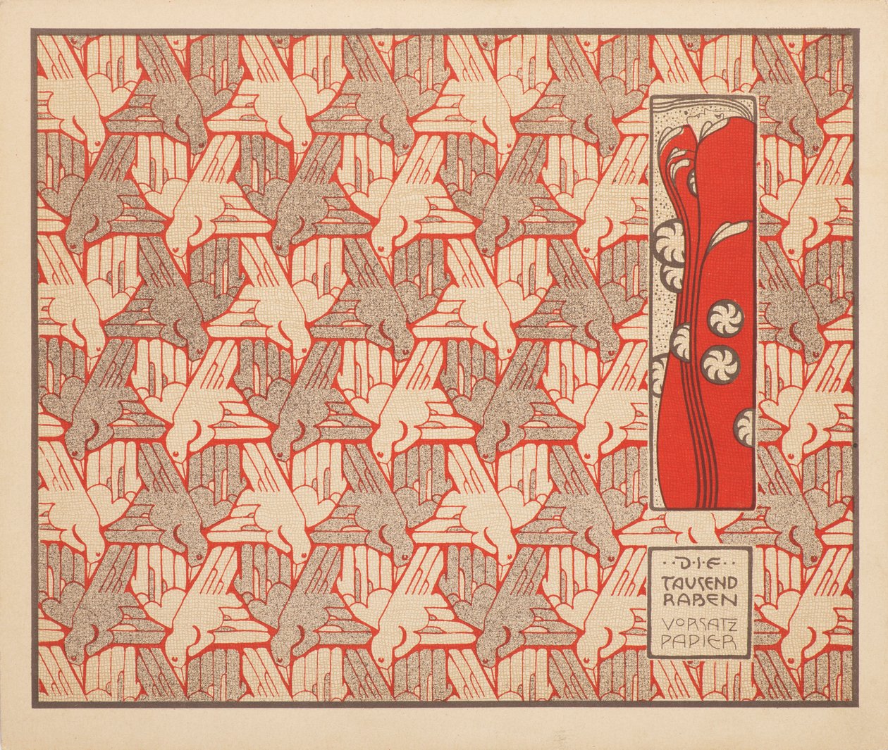 De tusinde ravne, 1901. af Koloman Moser