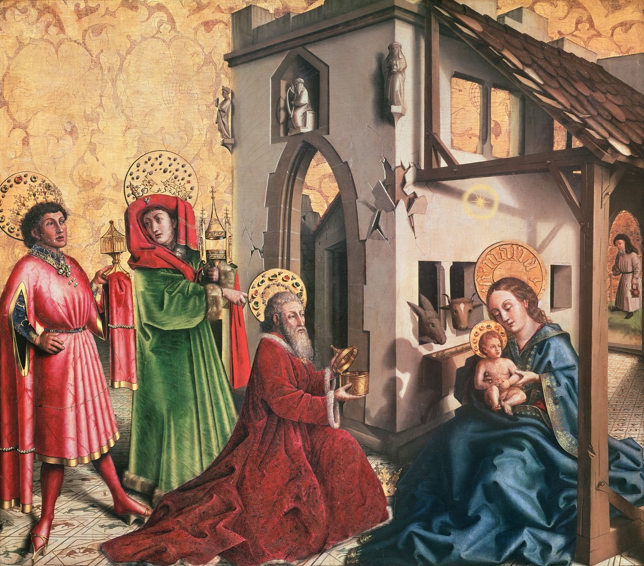 Tilbedelse af Magi, c.1444 af Konrad Witz
