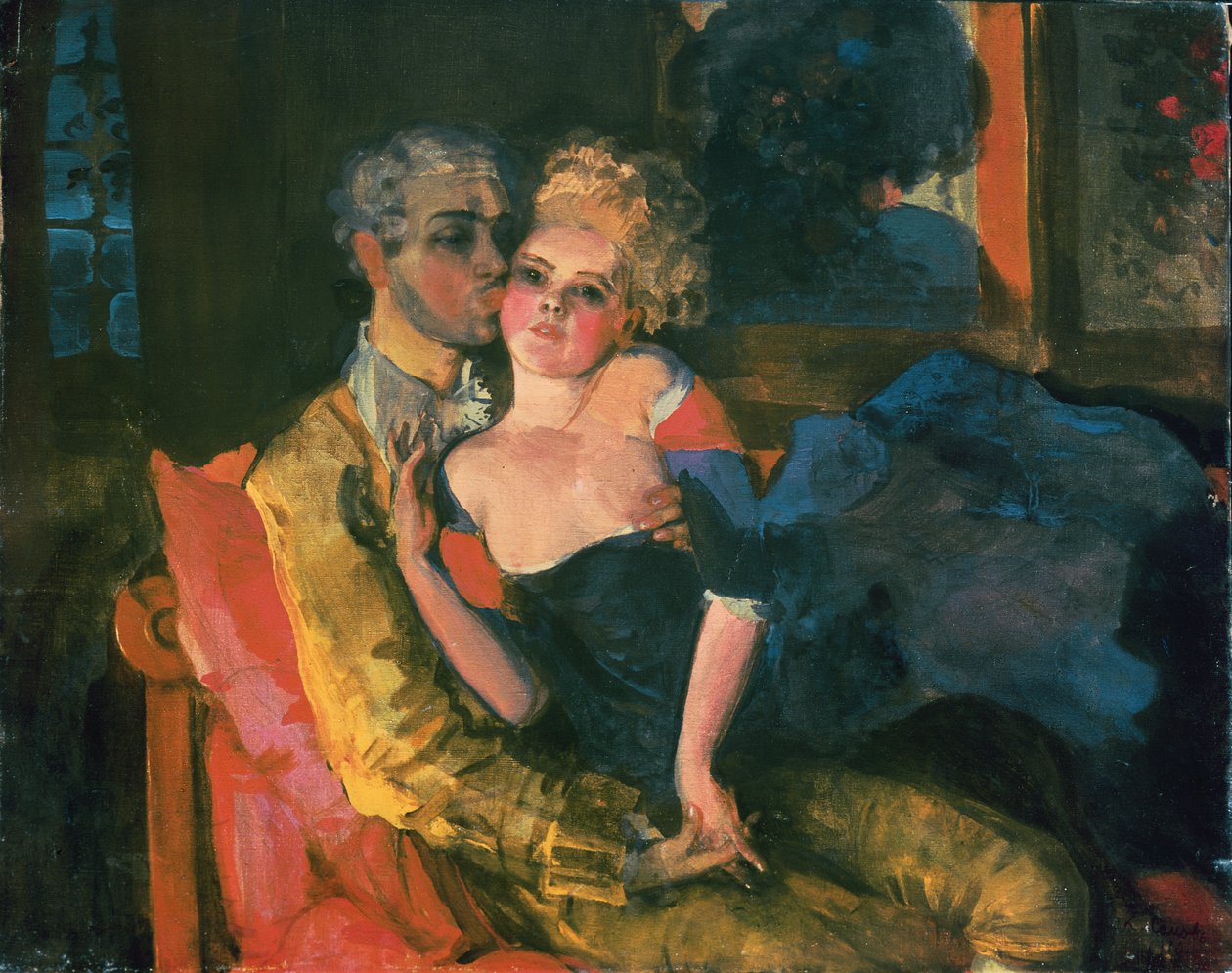 Kærlighed, 1910 af Konstantin Andreevic Somov
