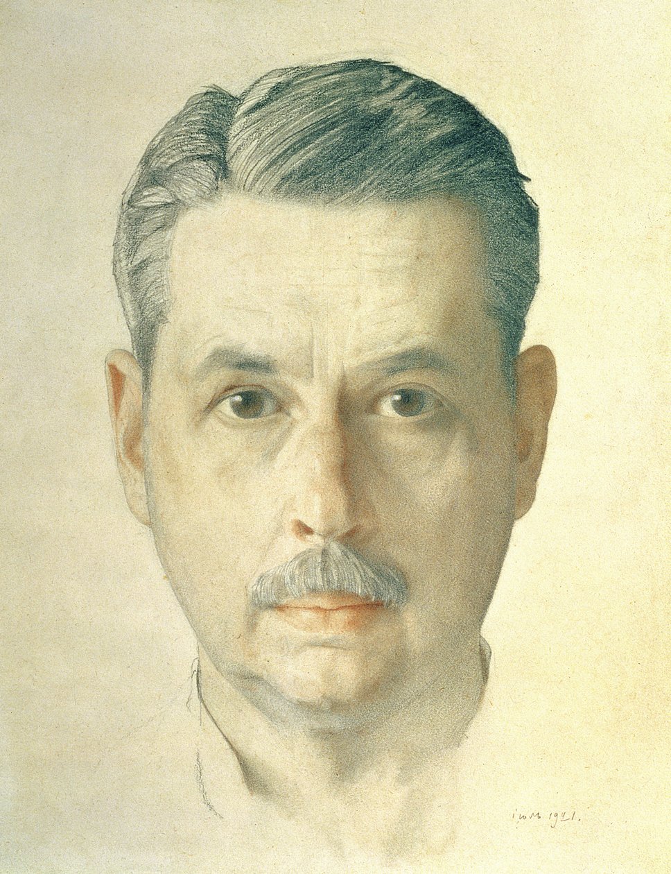 Selvportræt, 1921 af Konstantin Andreevic Somov