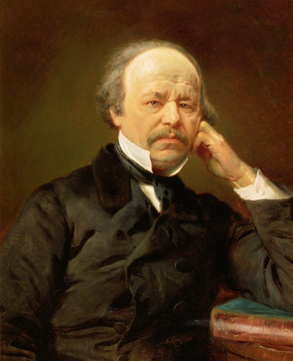 Portræt af komponisten Aleksandr Sergeyvich Dargomyzhsky (1813-69) af Konstantin Egorovich Makovsky