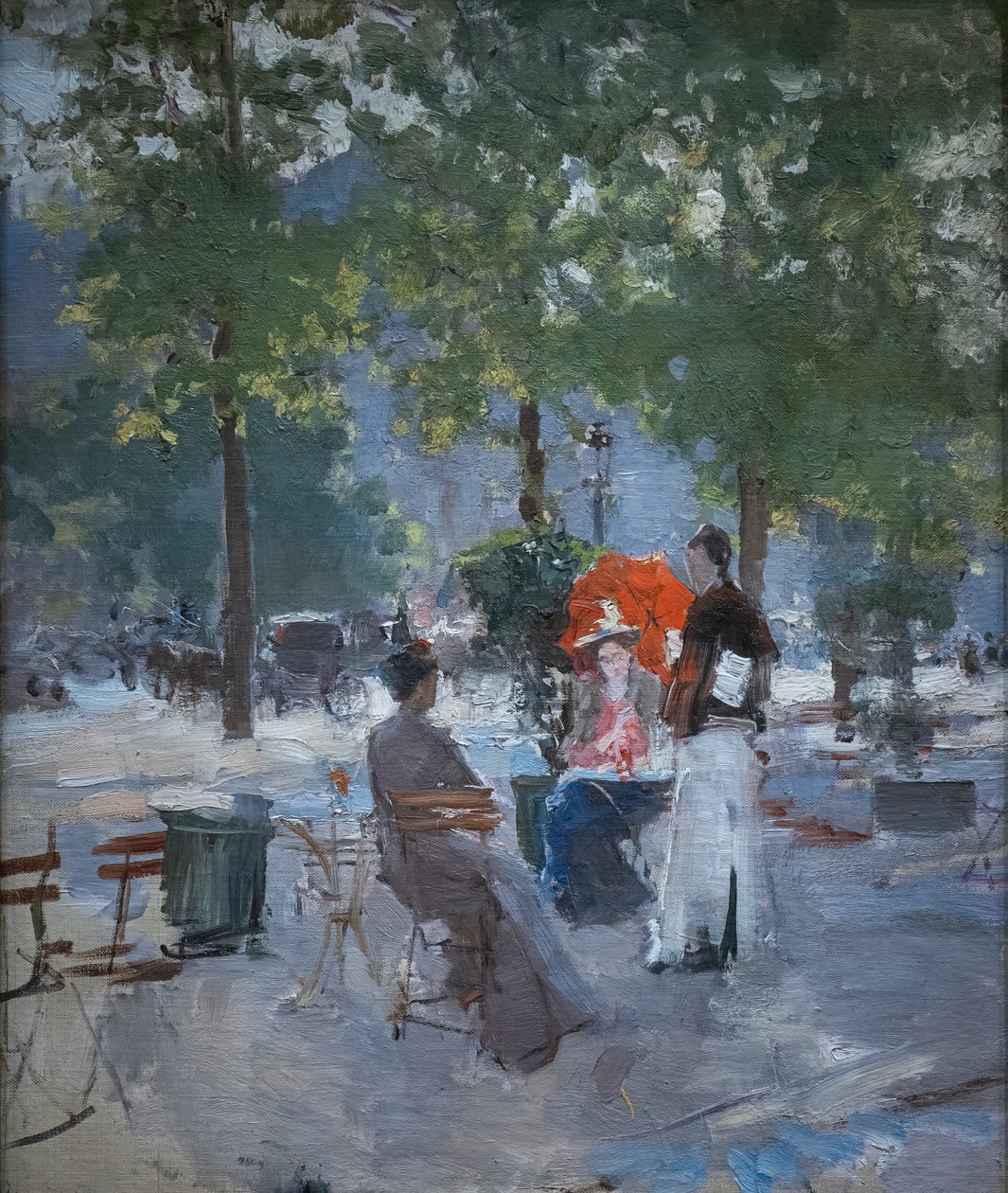 I Paris Cafe af Konstantin Alekseevich Korovin