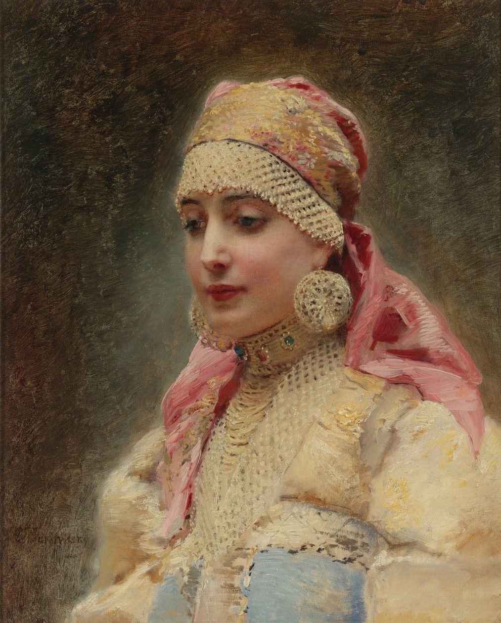 Boyars kone af Konstantin Egorovich Makovsky
