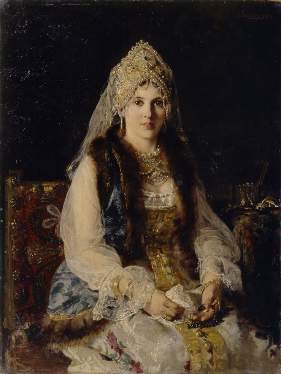 Boyars kone, 1880 af Konstantin Egorovich Makovsky