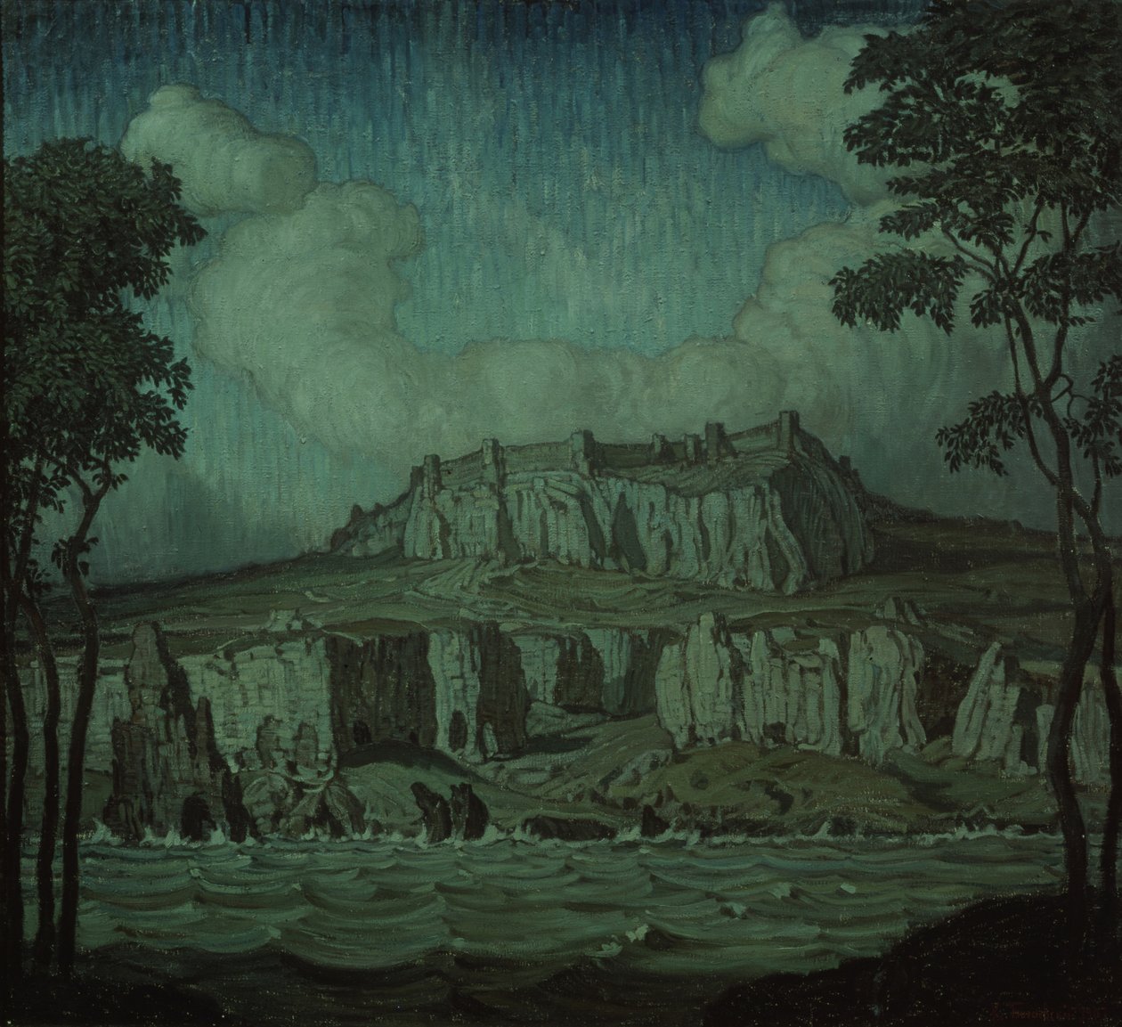 Strand, 1907 af Konstantin Fyodorovich Bogayevsky