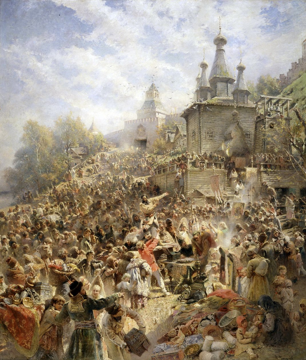 Appel af Minin af Konstantin Makovsky