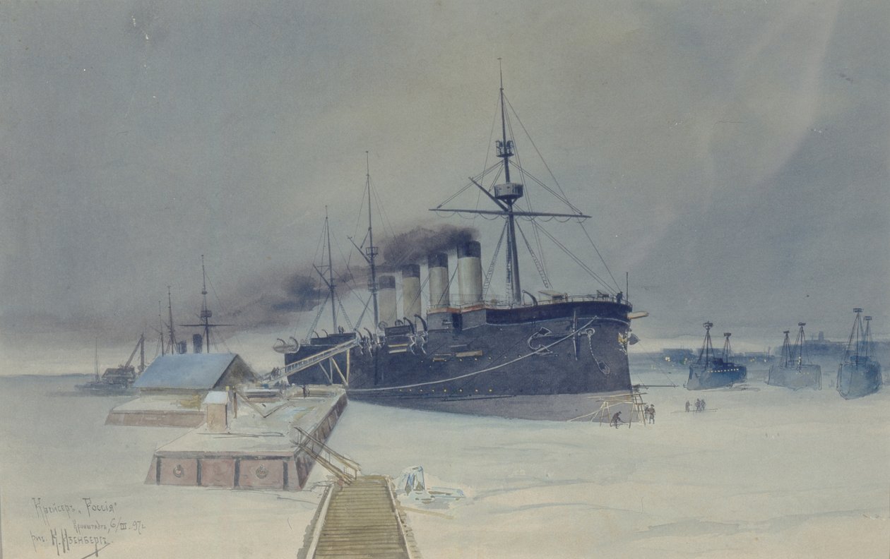 Panserkrydser Rossia, 1897 af Konstantin Vasilyevich Isenberg