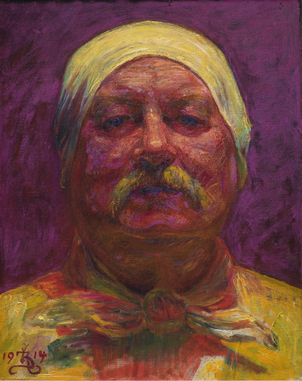 Selvportræt, 1914. af Kristian Zahrtmann