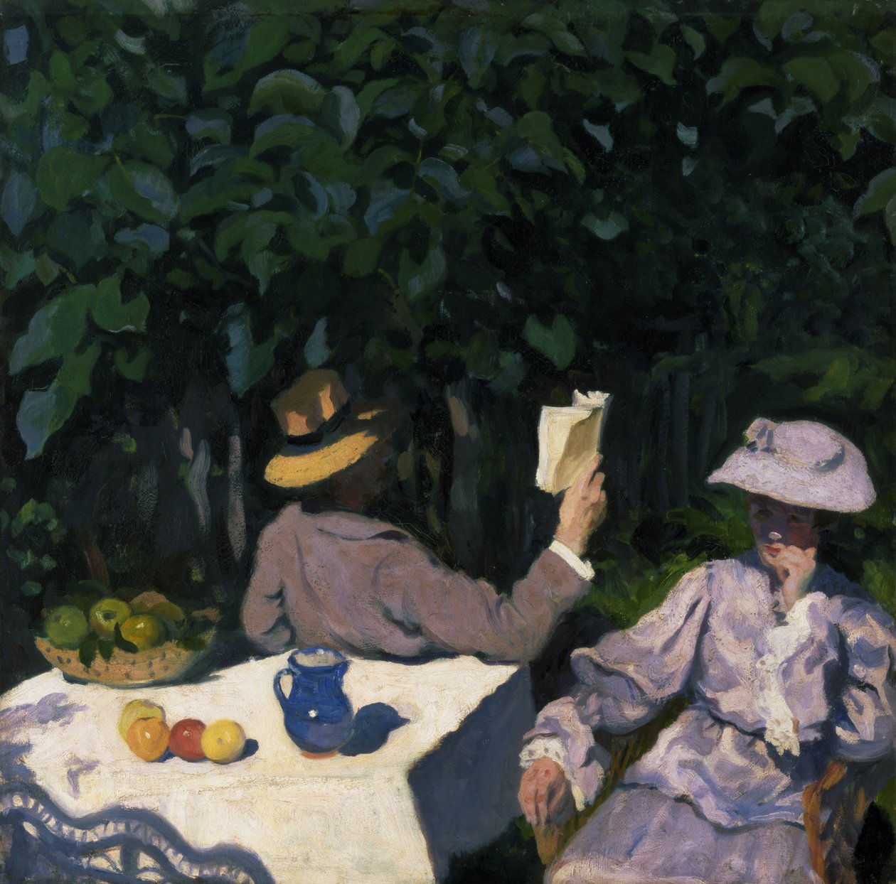 Sunny Morning, 1905 (olie) af Károly Ferenczy