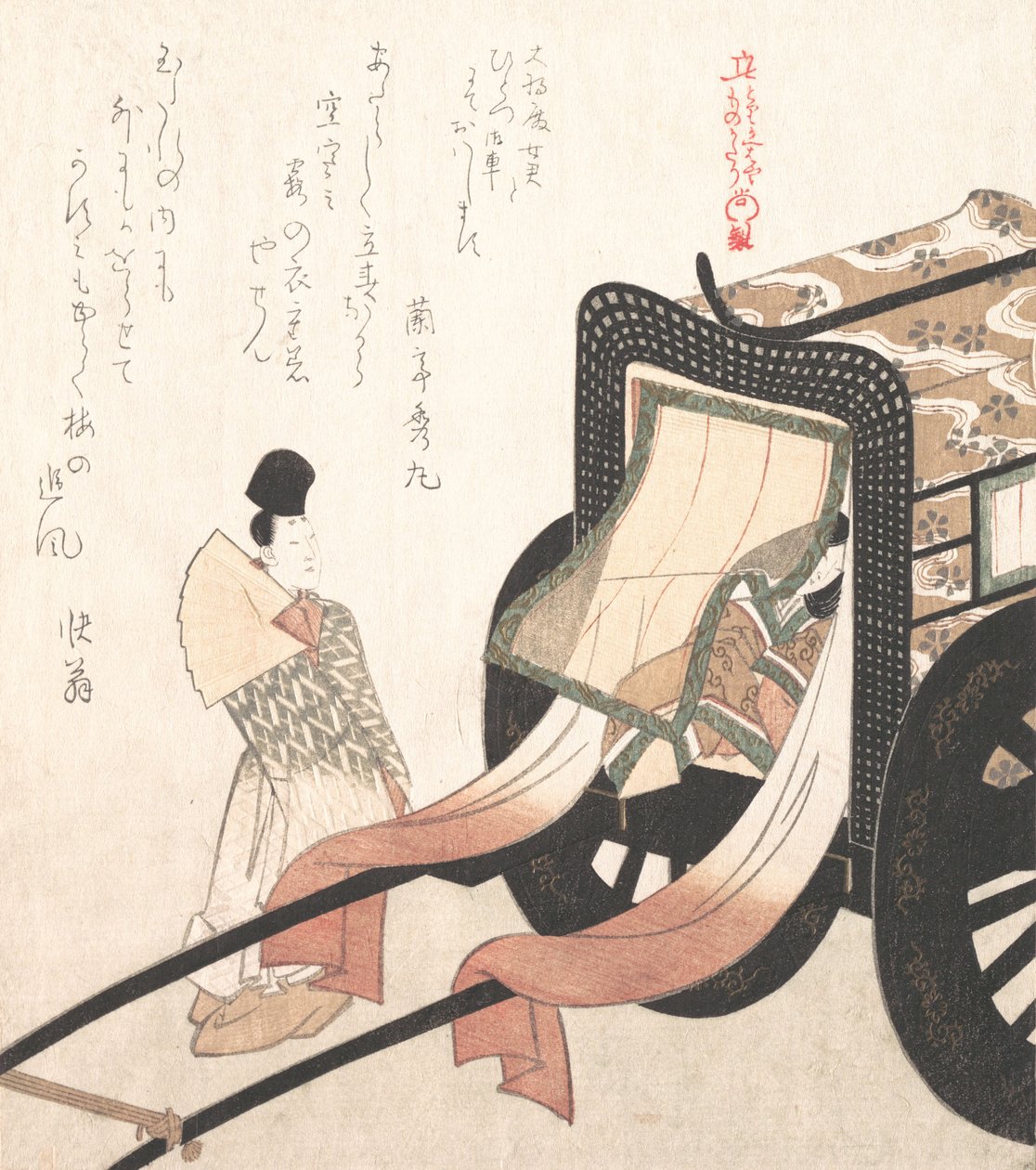 Hofvogn, 1800-tallet. af Kubo Shunman