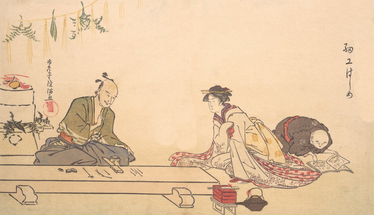 Den ældste begyndelse, ? 1790. af Kubo Shunman