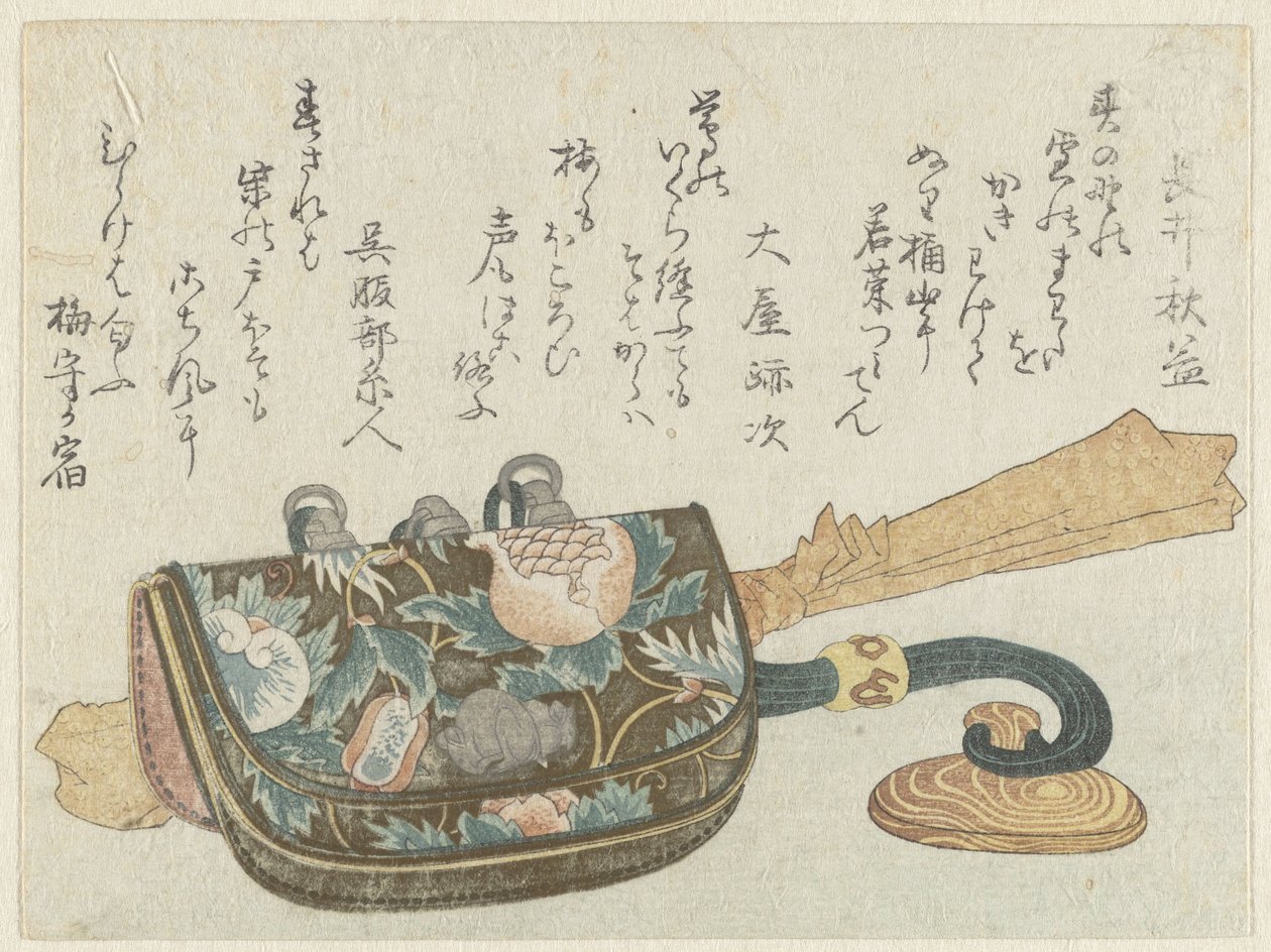 Sæt med rygeredskaber af Kubota Shunman (attributed to)