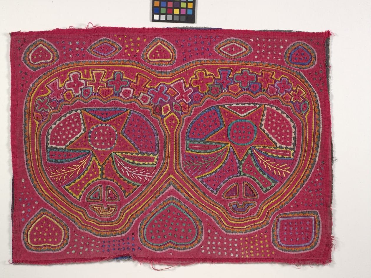 Skjortepanel (Mola) (foto) af Kuna Indian Culture