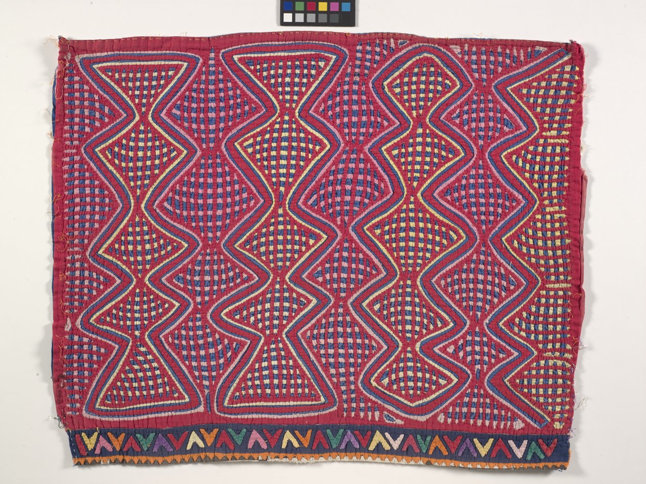 Skjortepanel (Mola) (foto) af Kuna Indian Culture