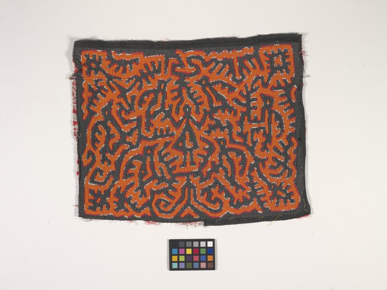 Skjortepanel (Mola) (foto) af Kuna Indian Culture