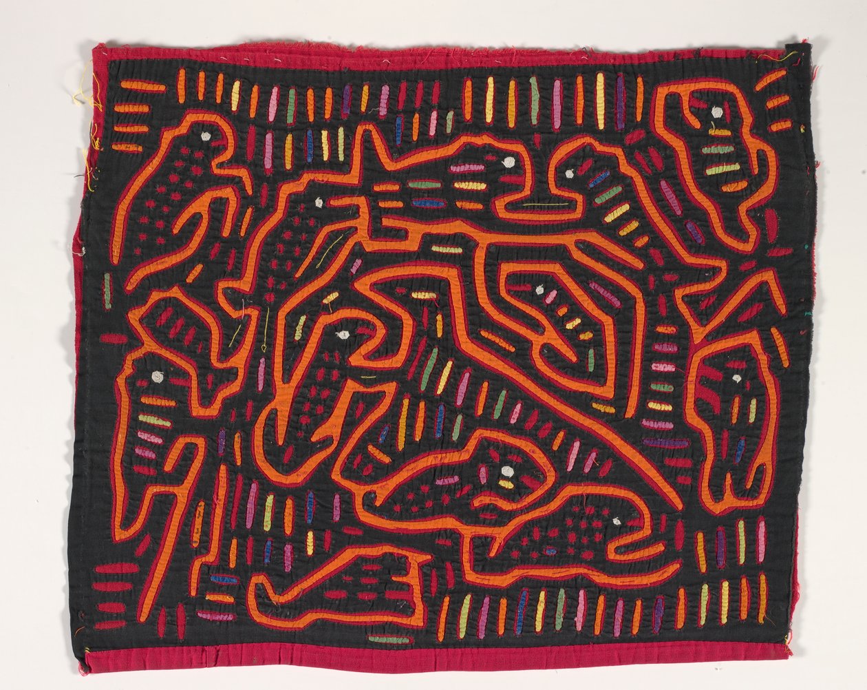 Skjortepanel (mola), ca. 1950 (påført bomuld) af Kuna Indian Culture