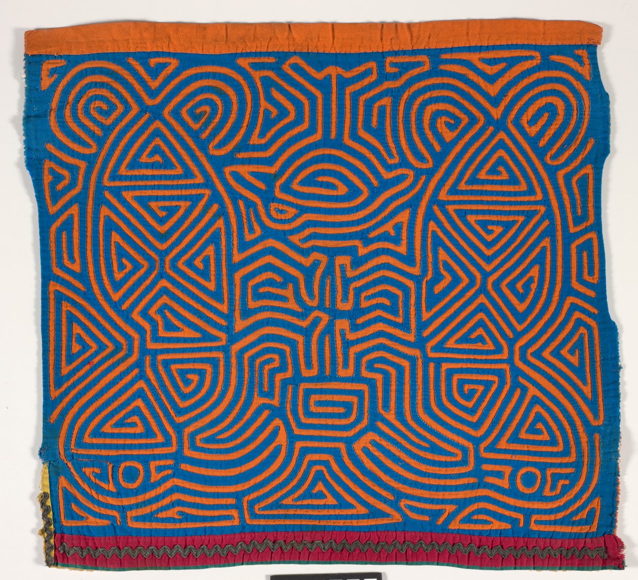 Skjortepanel (mola) (påført bomuld) af Kuna Indian Culture
