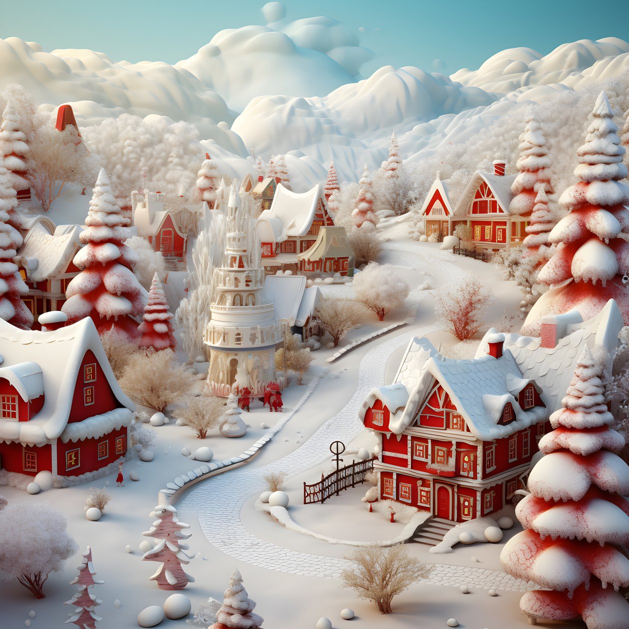 3d Snowy Christmas 4 af Kurt Heppke