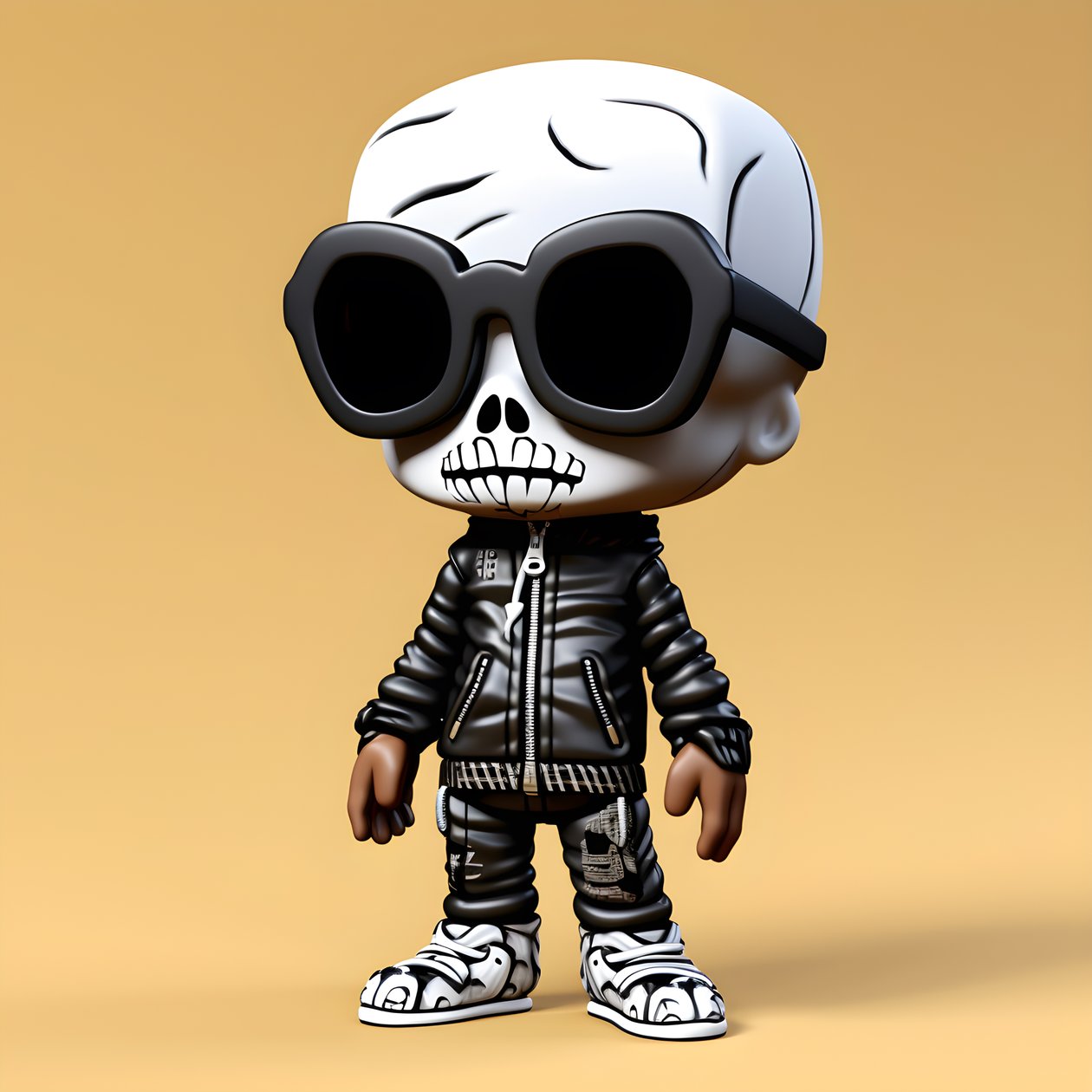 Chibi lille skelet 2 af Kurt Heppke