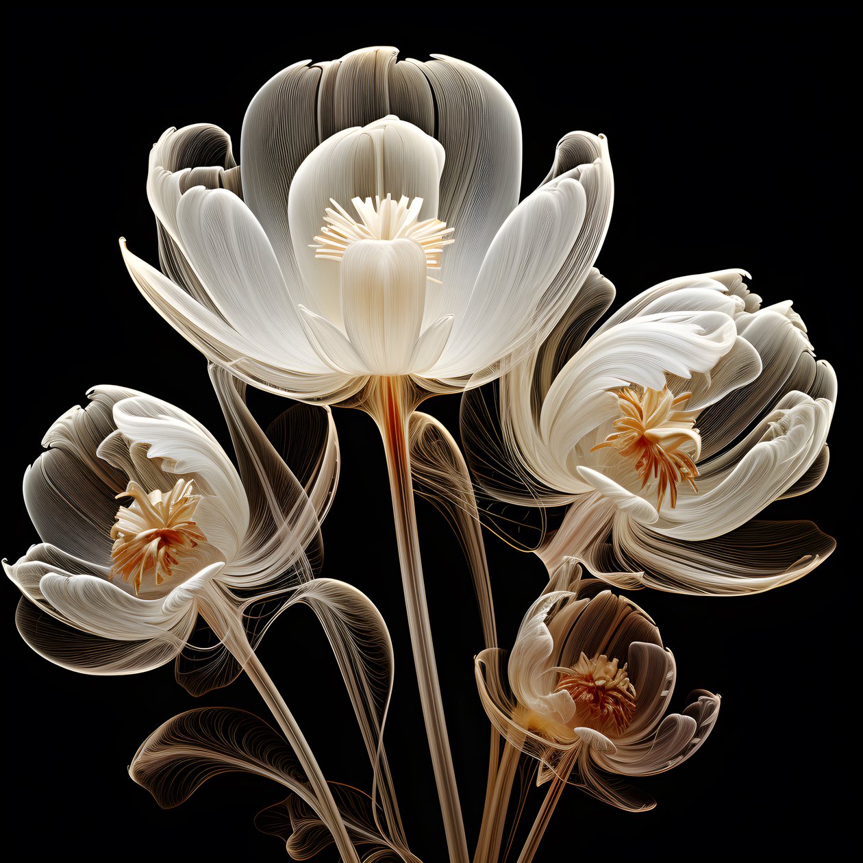 Tulipanindpakning 2 af Kurt Heppke
