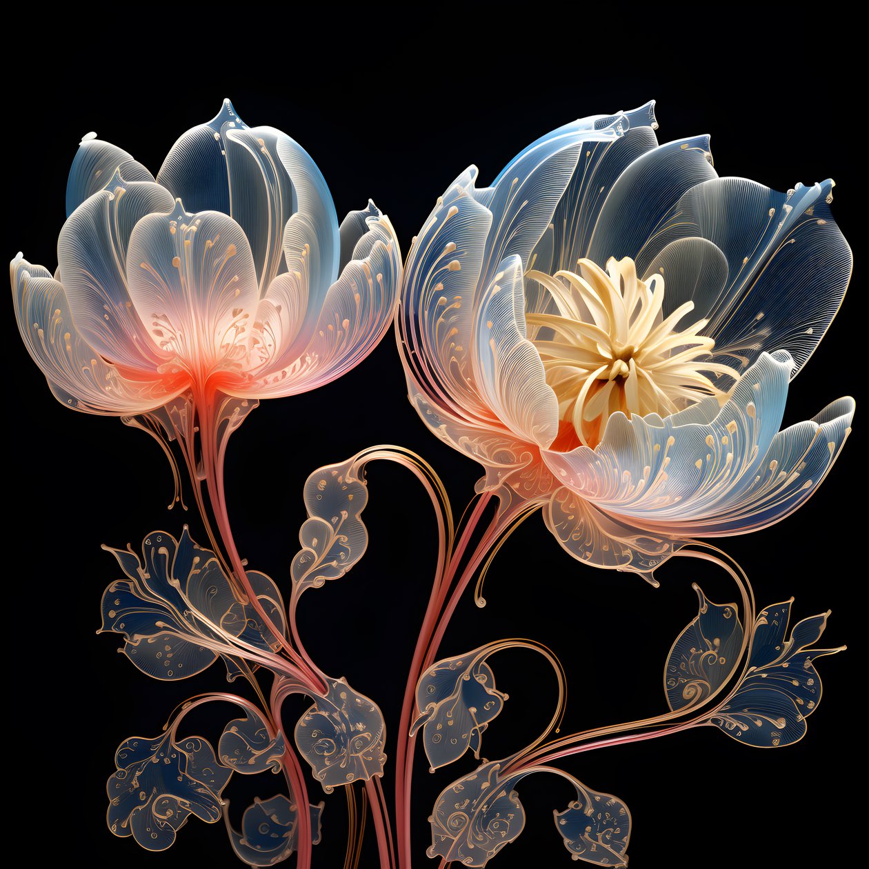Tulipanindpakning 3 af Kurt Heppke