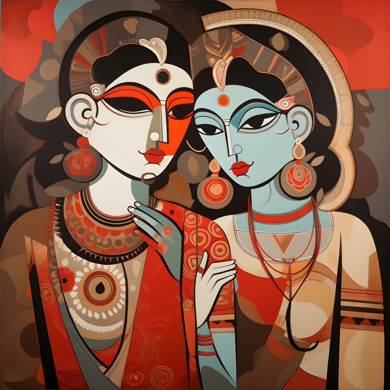 krishna & rupa 2 af Kurt Heppke