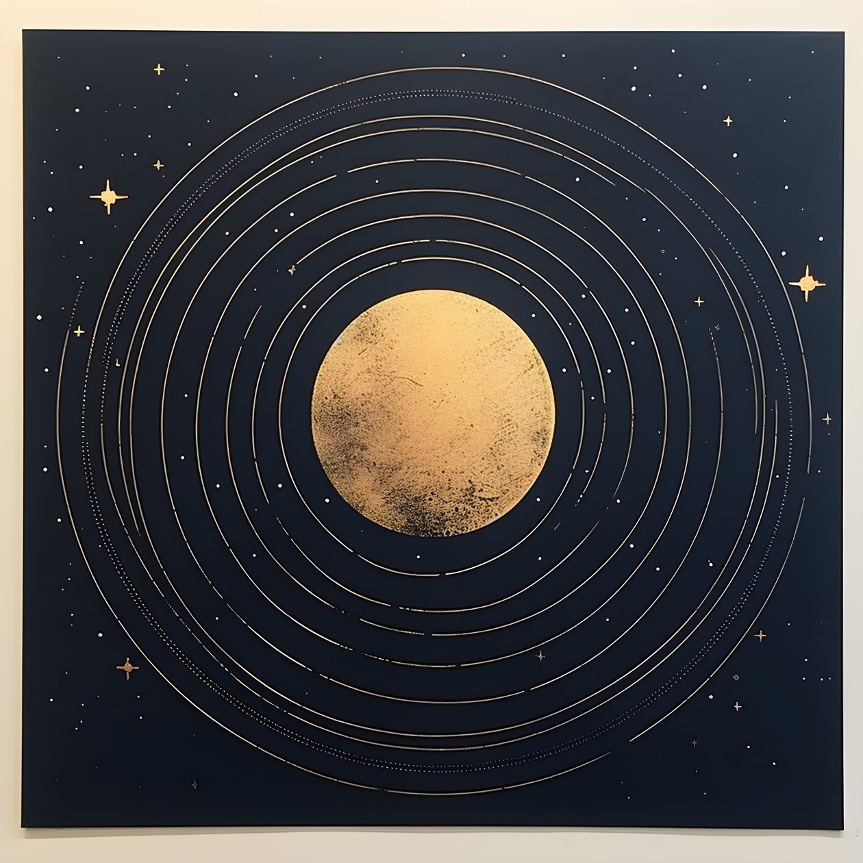 minimalistisk astronomi 4 af Kurt Heppke