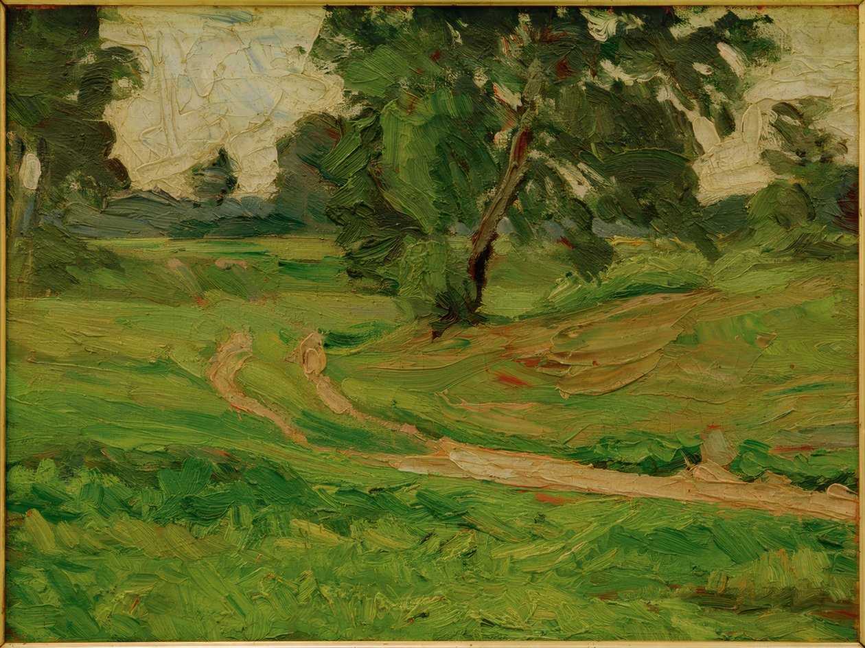 A S landskab 1. Midsommer af Kurt Schwitters