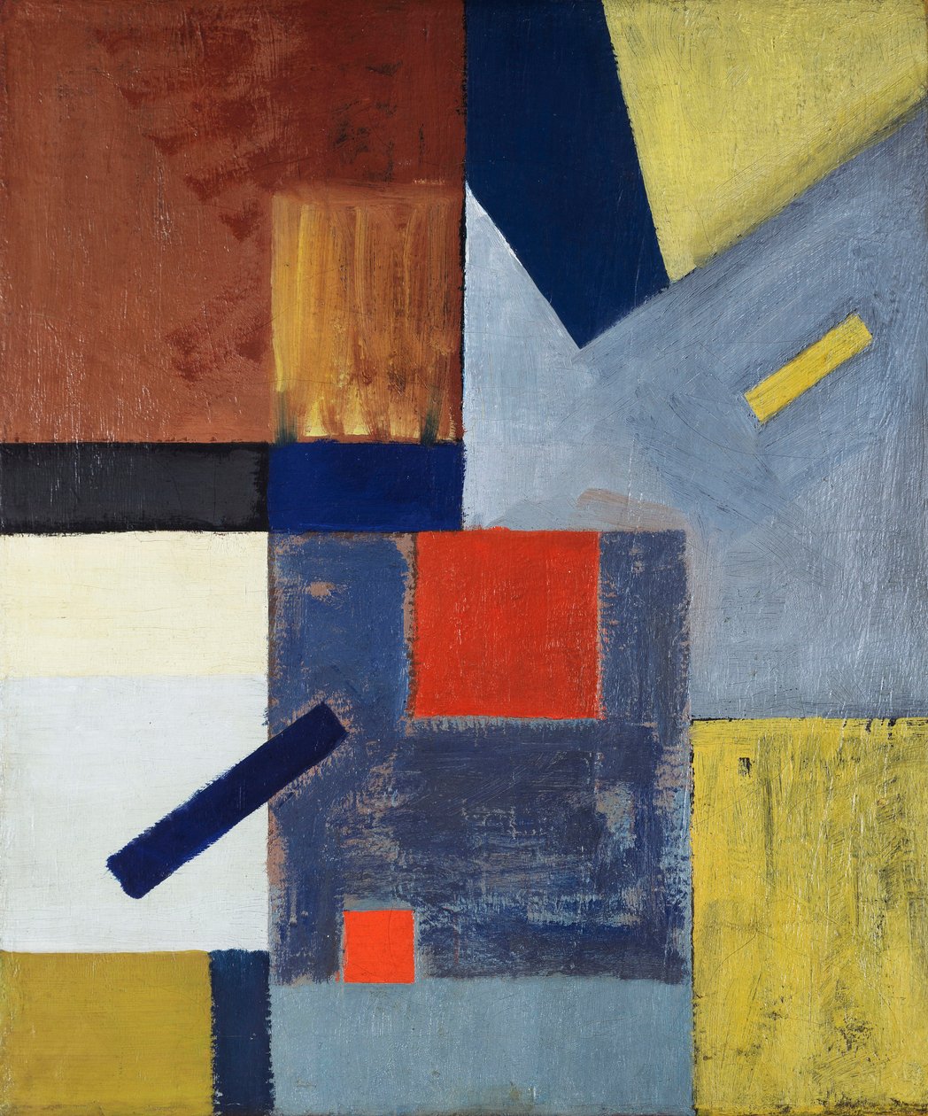 Abstrakt komposition; Abstrakt komposition, 1923-1924 af Kurt Schwitters