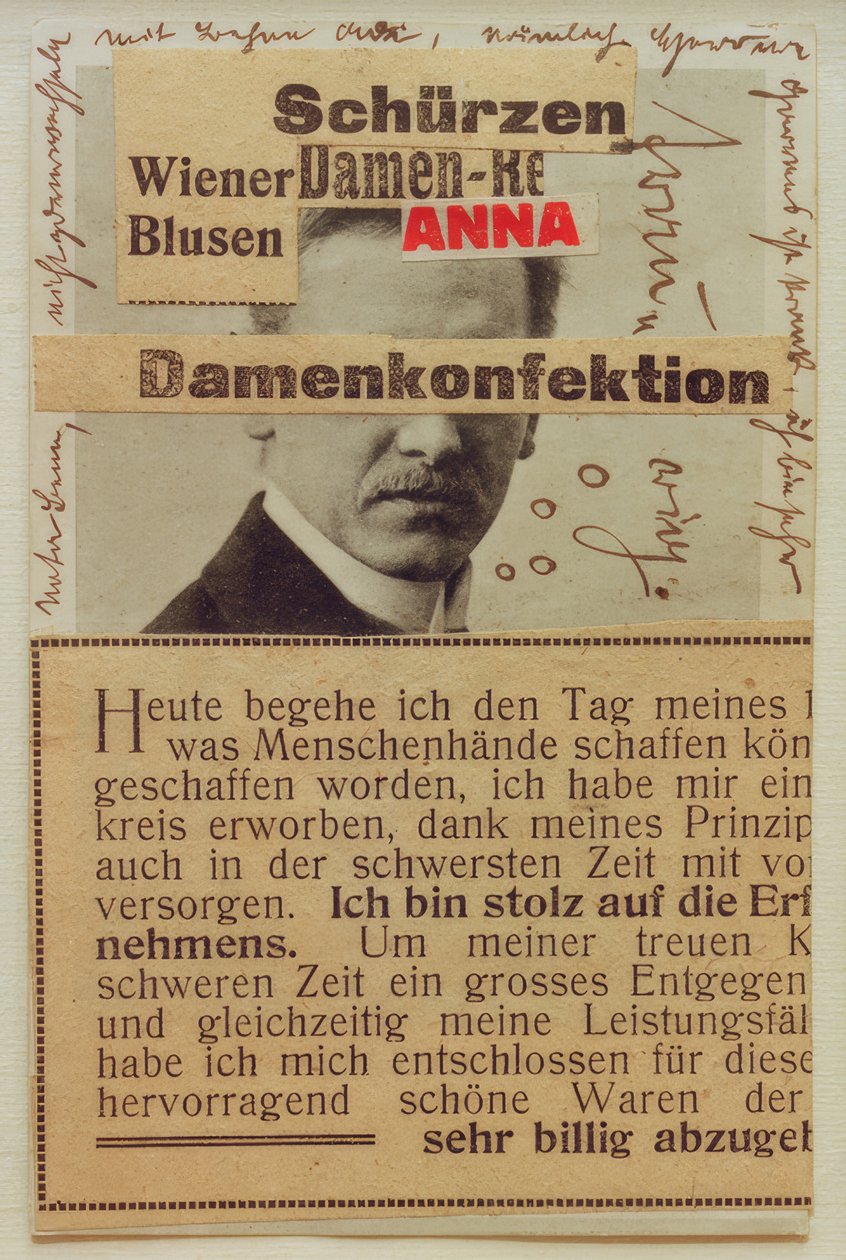 Til Walter Dexel af Kurt Schwitters