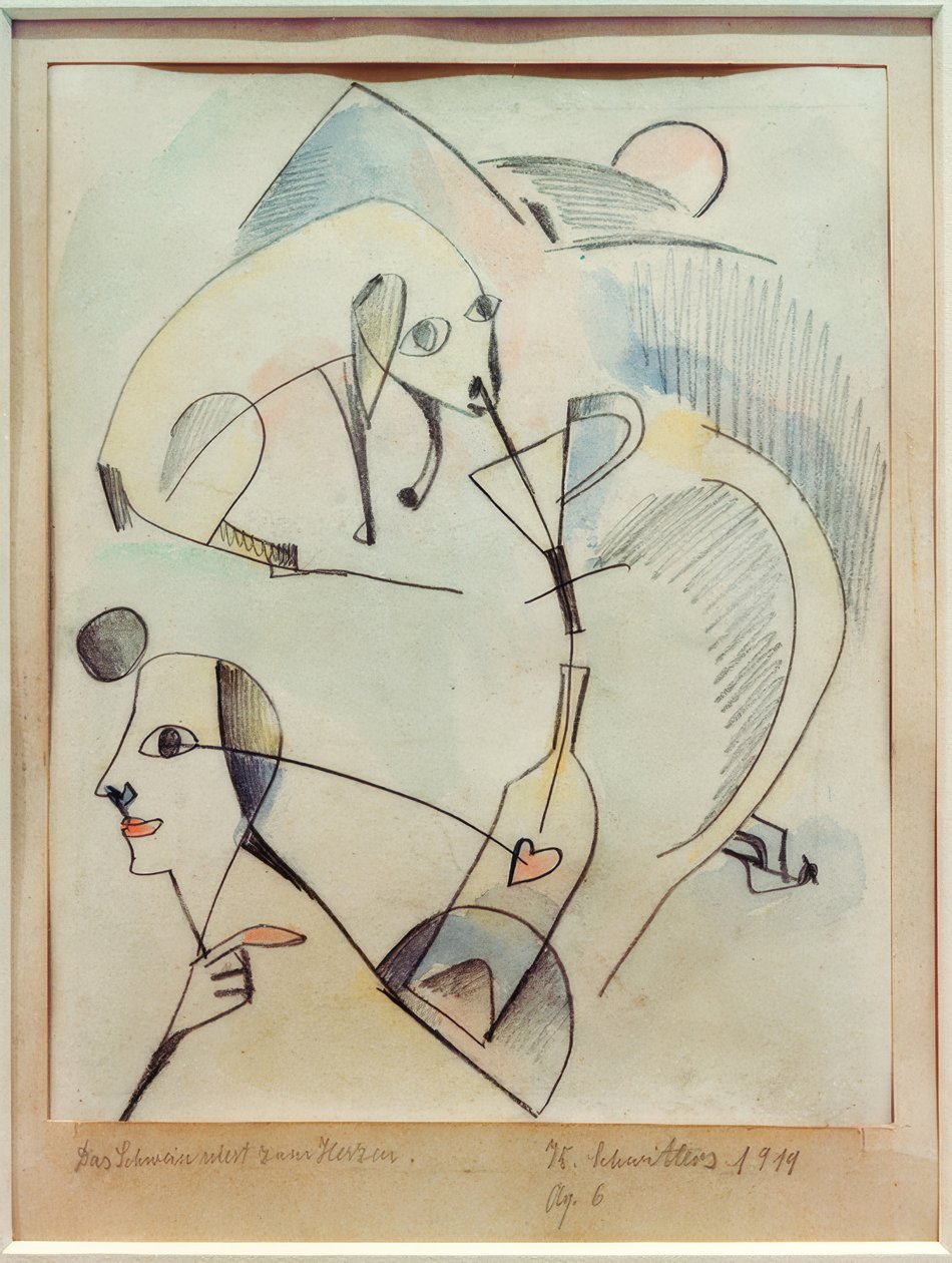 Grisen nyser til hjertet af Kurt Schwitters