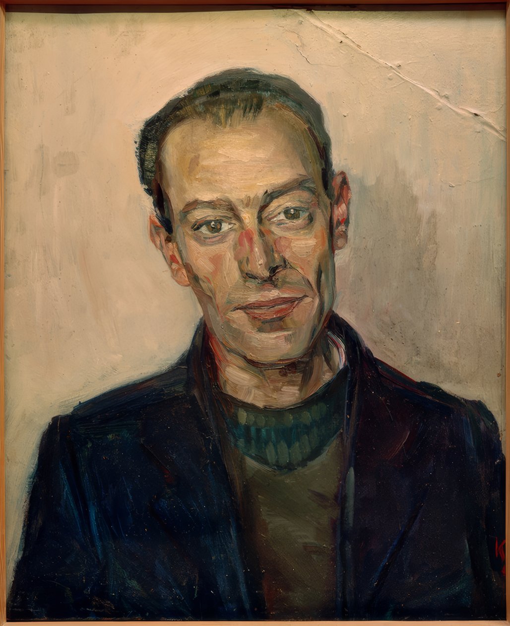 Portræt af en mand af Kurt Schwitters