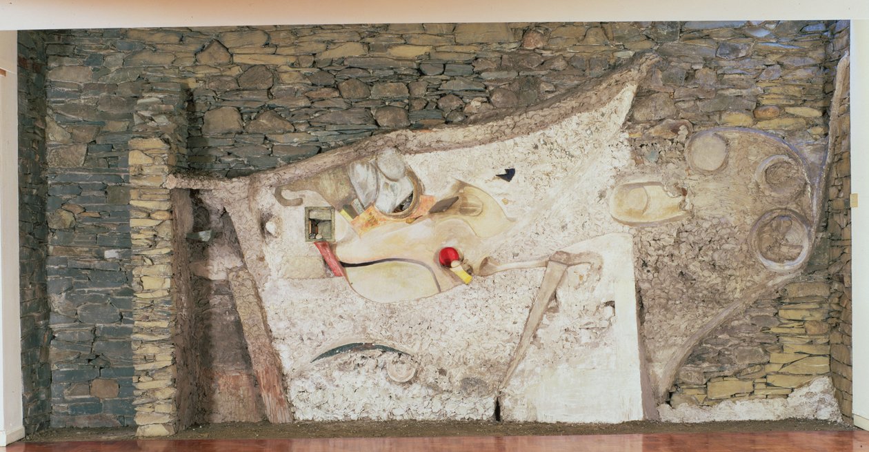 "Merzbarn" Vægrelief af Kurt Schwitters