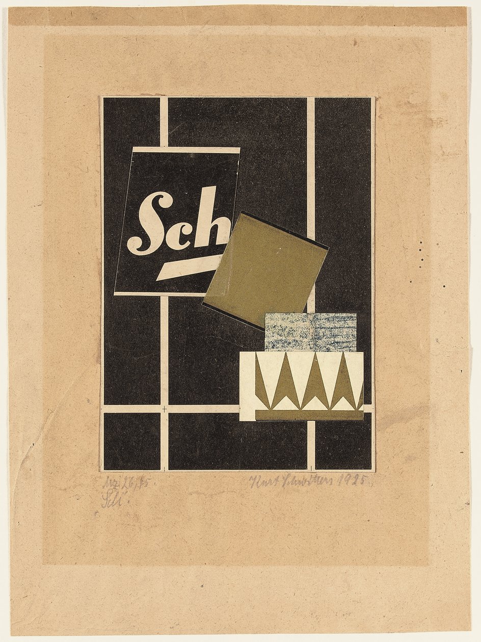 Mz 26.45 Sch. af Kurt Schwitters